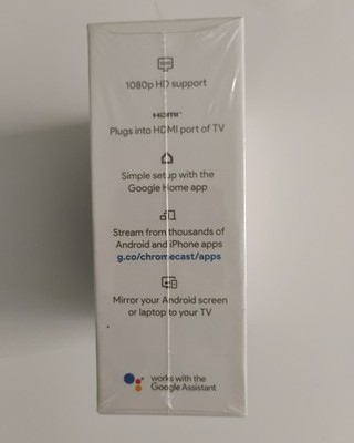 Google GA00439-CA 1080p Chromecast - Black for sale online | eBay