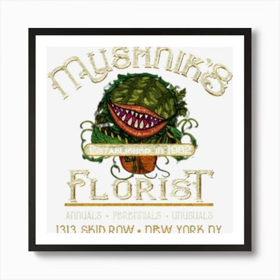 Myskin'S Florist Art Print Framed Wall Art Poster Canvas Print Picture