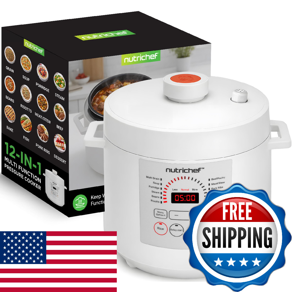 | 12 Function Digital Countertop Pres