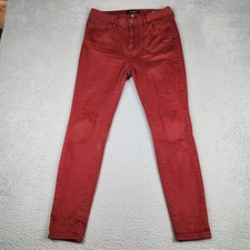 Judy Blue Jeans Womens 11/30 Red Stretch Skinny Fit Denim Pants