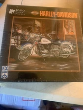 Harley Davidson 1000 Piece Puzzle FX Schmid Catch of the Day Scott Jacobs (WYZ)