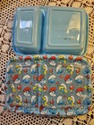 NEW Smurfs Plastic Lunch Meal Prep To-Go Take Away Containers Set of 2 — photo 8