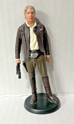 Disney Store Star Wars The Force Awakens--HAN SOLO Figure PVC  4''--pre-owned