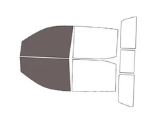  Window Tint Kit Compatible with GMC Sierra 2019-2025 4 Door Front Front - 35%