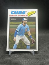 2026 TOPPS HERITAGE DANSBY SWANSON CONFIRMED SP CARD NO. 97 CHICAGO CUBS