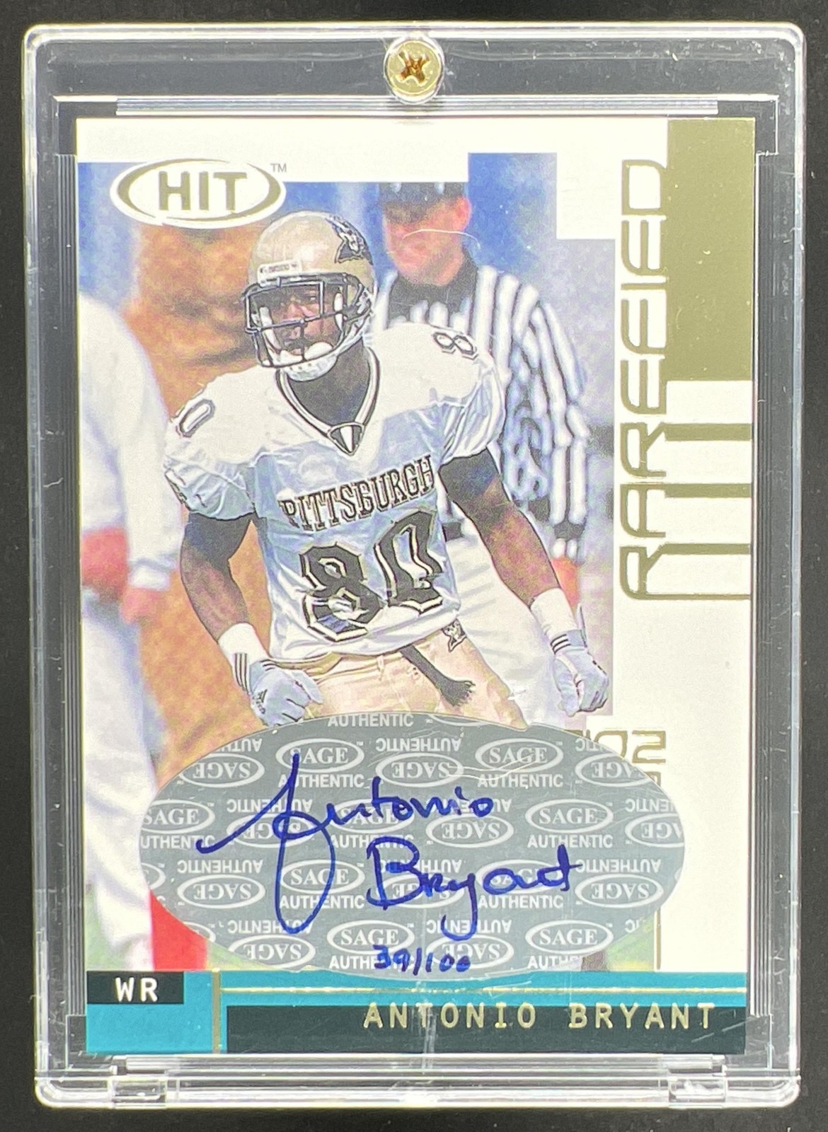 Antonio Bryant SA-GE Hit Autographs #H40 Rarefied Gold