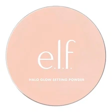e.l.f, Halo Glow Setting Powder, Silky, Weightless, Blurring, Smooths/LIGHT PINK