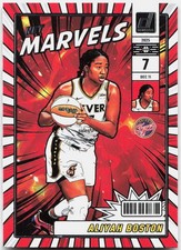 2025 Donruss WNBA #10 Aliyah Boston Net Marvels Indiana Fever