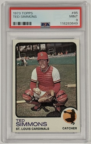 1973 Topps Ted Simmons #85 card