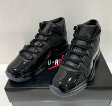 Black-Comme des Garcons x Air Jordan 11 Retro 'Black' Men's Cushioning Sneaker