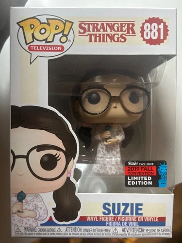 Suzie Funko Pop #881 Stranger Things GameStop 2019 NYCC Fall Limited Edition New