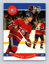  1990 Shayne Corson 27 Canadiens 148 Pro Set Hockey Sports Card TC