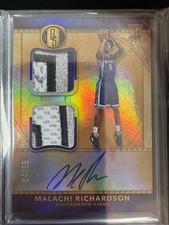 2016-17 Panini Gold Standard #257 Malachi Richardson Dual Mem Auto RPA #/25