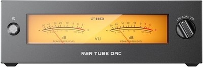 FiiO Warmer R2R Tube Buffer USB DAC Amp 24bit Ladder XLR RCA (US Version, Black)