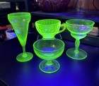 Uranium Glass Cups  — photo 1