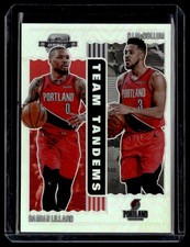 2020-21 Panini Contenders Team Tandems Silver Damian Lillard / CJ McCollum #8