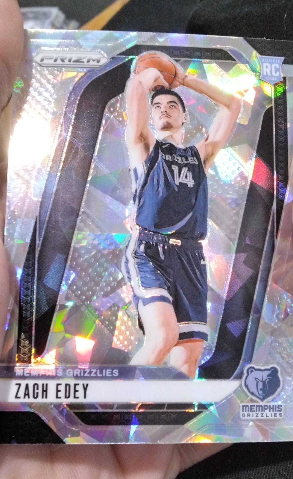 2024-25 Panini Prizm - Zach Edey #249 Ice Prizm (RC)