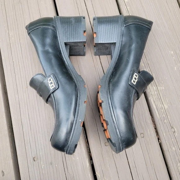 Mocasines vintage años 90 y2k imitación cuero vegano Lower East Side Punk Penny 10 Foto 3 de 4