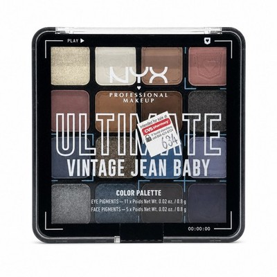 NYX PROFESSIONAL MAKEUP Ultimate Shadow Palette Eyeshadow Vintage Jean 01 1PK