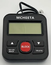 MCHEETA Call Blocker Stop Spam Callers CT-CID801 Black Untested