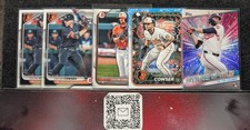 Colton Cowser Rookie Card Lot (5) Bowman Topps Baltimore Orioles Base + Inserts