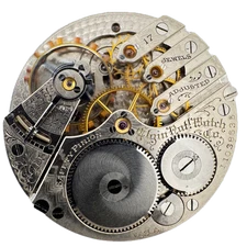 Antique 16s 1905 Elgin 17 Jewel Mechanical Hunter Pocket Watch Movement 241 USA