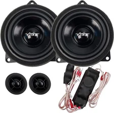 Vibe OPTISOUND 4in Component Front Speakers OEM Upgrade Kit for BMW 3 Series