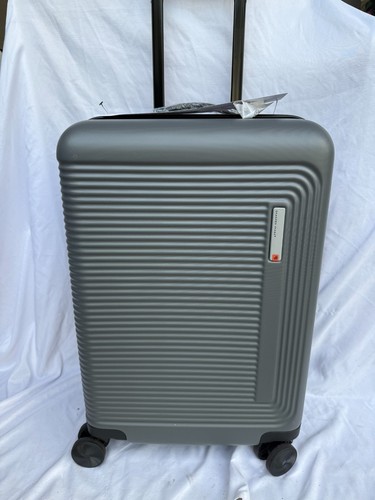 $280 New Sharper Image Journey Lite 20" Hardside Carry On Luggage Suitcase Gray - Picture 2 of 10