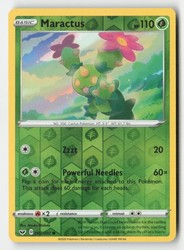 Maractus 007/202 Sword & Shield Base Set Reverse Holo