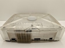 Console Microsoft Xbox crystal Première Génération Édition Cristal EN PANNE