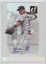 2015 Panini Donruss Signature Series Ehire Adrianza #62 Auto 9ce