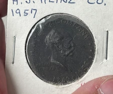 1957 HJ Heinz Co Token - Reverse Scratched KH L2