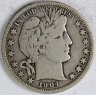 VG/F 1904 Barber Half Dollar