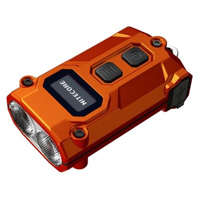 Nitecore TINI 3 600 Lumens USB-C Rechargeable Keychain Flashlight Light Orange