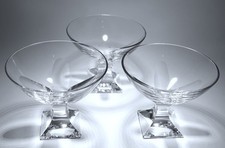 Peill Karat 3 Sektschalen Sektgläser mundgeblasen, handgeschliffen H.: 9,5 cm