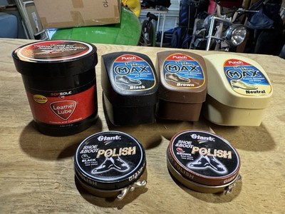 Sof Sole, Punch, Giant Shoe Polish, Cleaner, Conditioner Black Brown Neutral Lot