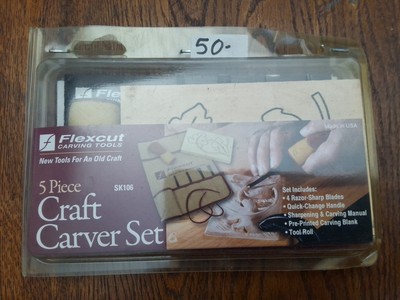 flexcut 5 piece craft carver set SK106 brand new	