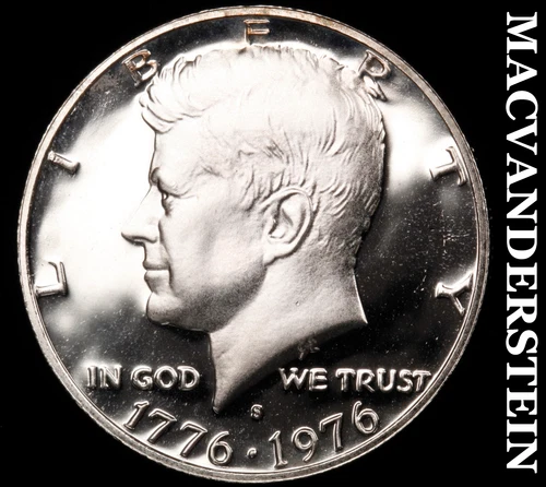 1976-S Kennedy Half Dollar- Silver- Choice Gem Proof Luster No Reserve #i9038