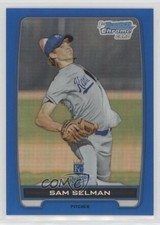 2012 Bowman Draft Chrome Picks Blue Refractor 28/250 Sam Selman #BDPP116 4r3