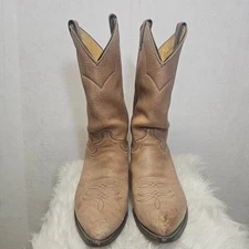 Men's Justin Cowman 13" Shrunken Shoulder Cowboy Boot Style #1322 Size 10.5 D