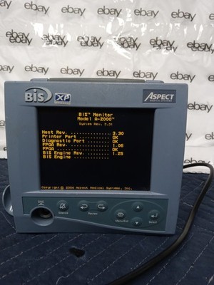Aspect Medical Systems A-2000 BIS XP 185-0070 Bispectral Index Monitor