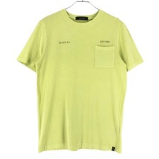 T-Shirt Jaune À Col Rond Scotch & Soda Pour Homme Taille M