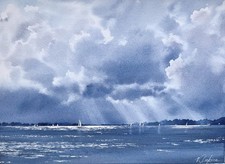  Originales Gemälde, Aquarell / Watercolor painting /Artwork, Kunstmalerei, Bild