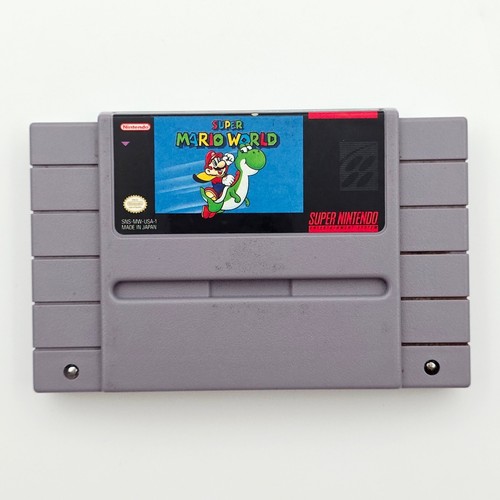Super Mario World Super Nintendo SNES Authentic Tested Cartridge Only
