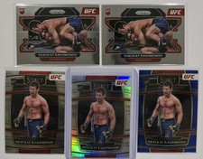Panini Select Prizm UFC SHAVKAT RAKHMONOV ROOKIES  LOT OF 5 WITH SILVER SELECT🚨