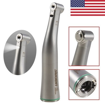 Dental 4:1 slow speed Fiber optic Contra angle handpiece For KAVO Electric Motor