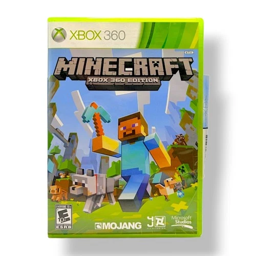 Minecraft Xbox 360 Edition CIB Complete Mojang 2013 Game Disc & Case Tested