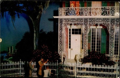 Stephen Foster Museum, White Springs, Florida. Open Thy Lattice Love Postcard