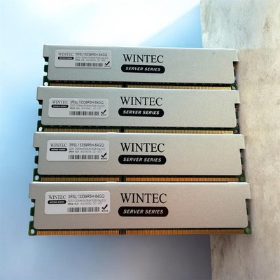 Wintec 4X 16GB (64GB) PC3-10600R 3RSH13339R5H-16GK DDR3 16GB 2Rx4 CL9 Reg ECC