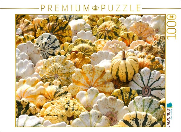 Calvendo Puzzle Ornamental Pumpkins | 1000 Pieces, Finished Size 25.2 × 18.9 In-image